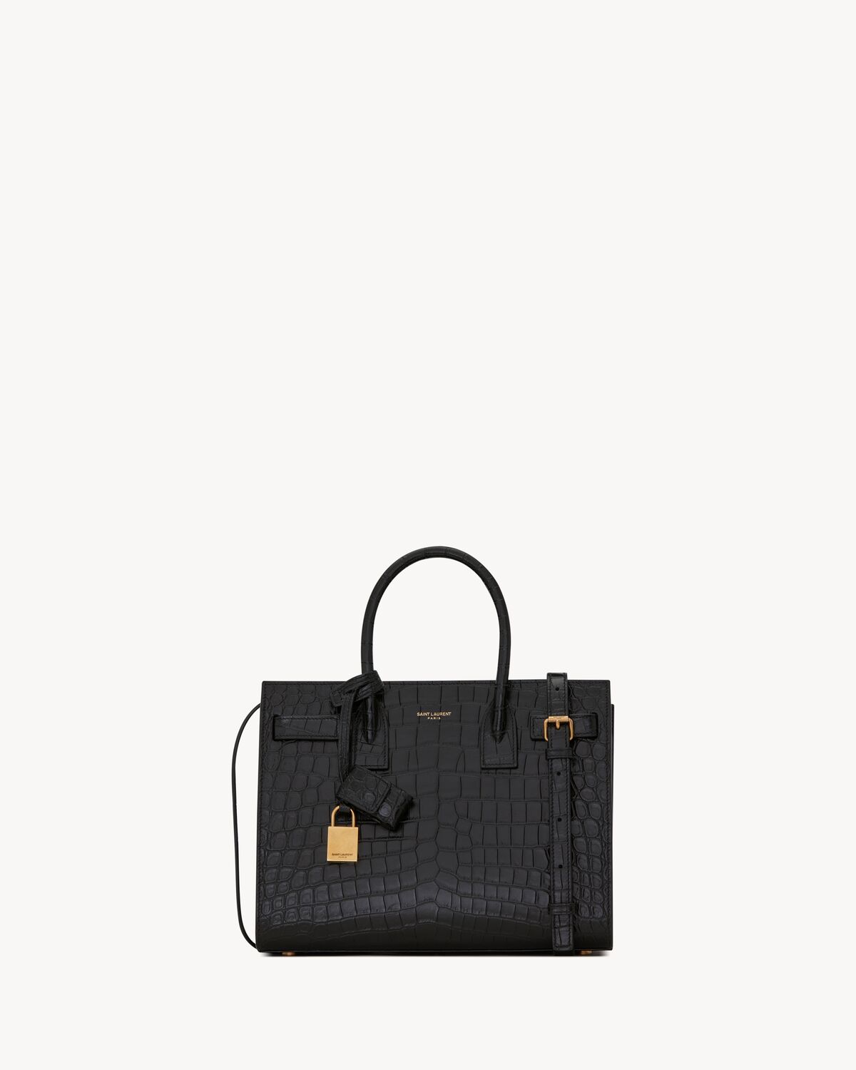YSL Sac De Jour In Crocodile Embossed Leather – Baby - Image 1